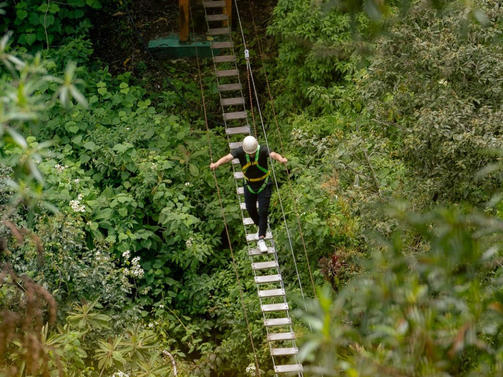 Canopy en El Chorro de Girón